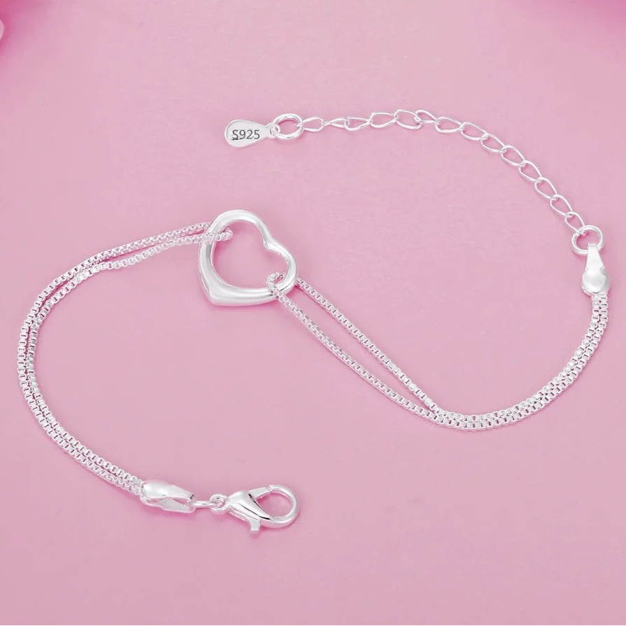 New Trend Genuine 925 Sterling Silver Jewelry Set for Women