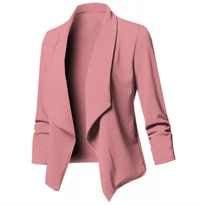 Women’s Asymmetrical Casual Blazer Cardigan