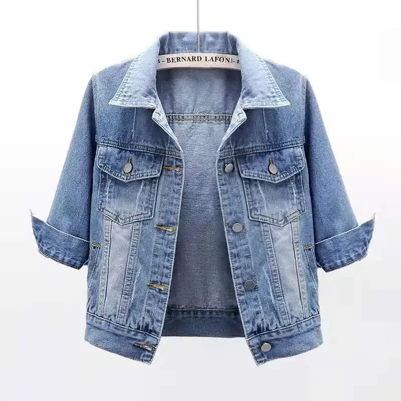 Short Denim Jacket for Women