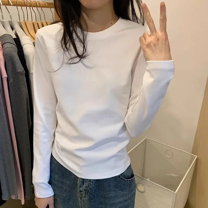 2025 Retro Long Sleeve Slim Fit T-Shirt for Women