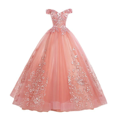 Luxury Lace Ball Gown Quinceañera Dress