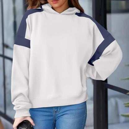Round Neck Zipper Warm Sweatshirt for Women