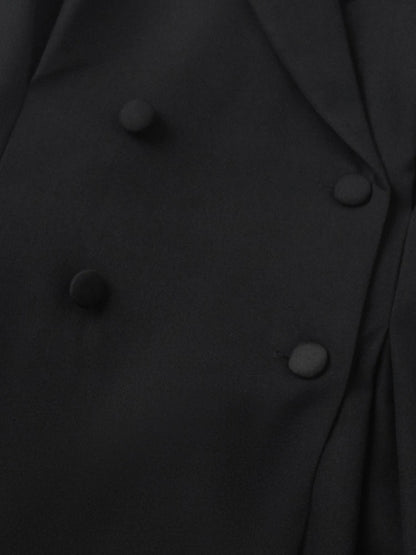 Elegant Double Breasted Blazer Dress for Women