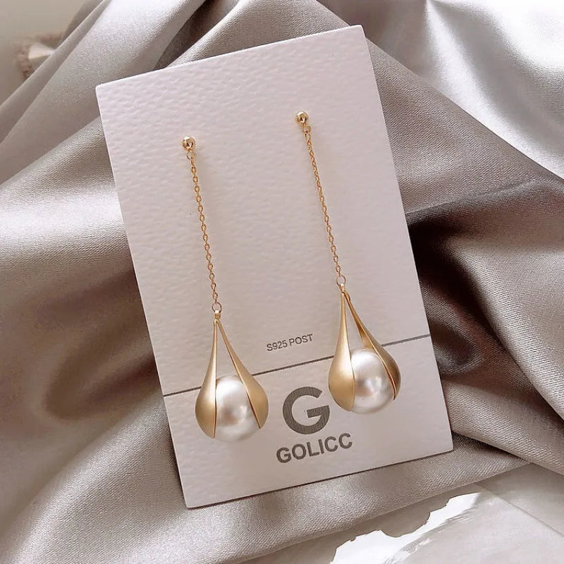 Three-in-One Pearl Earrings