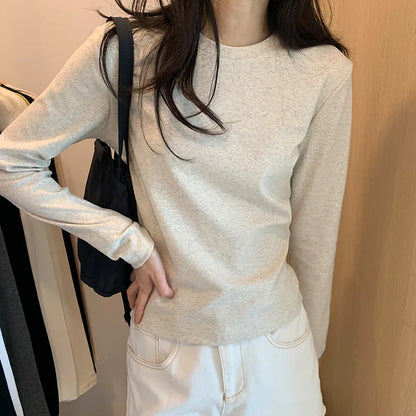 2025 Retro Long Sleeve Slim Fit T-Shirt for Women