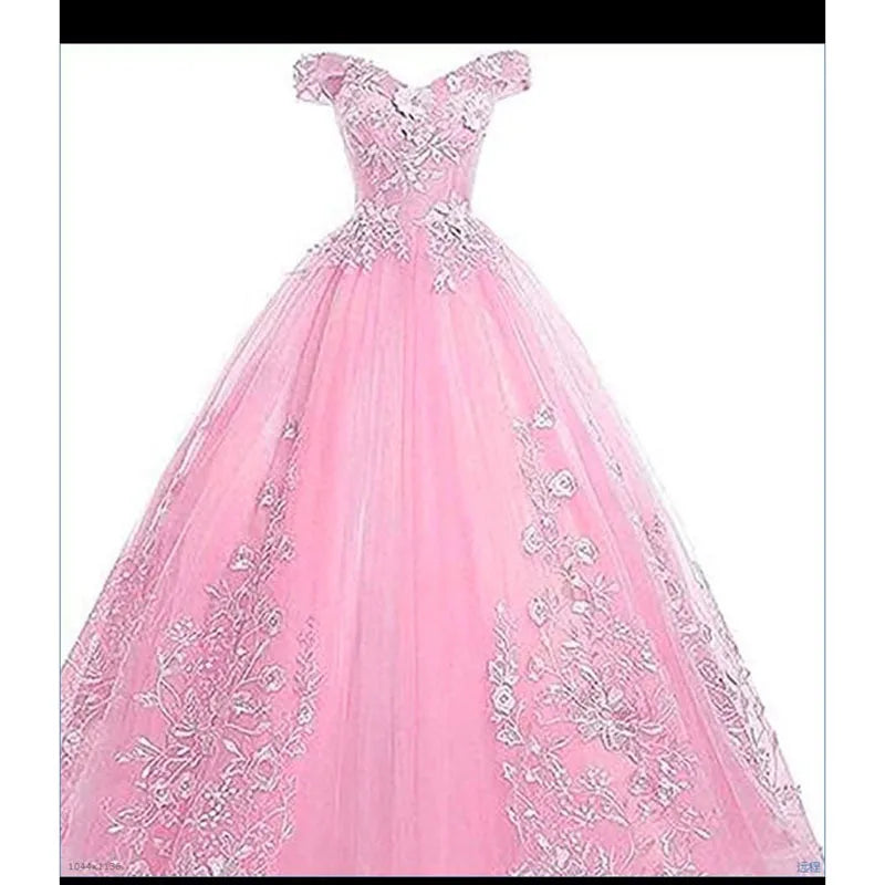 Luxury Lace Ball Gown Quinceañera Dress