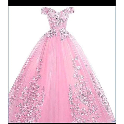 Luxury Lace Ball Gown Quinceañera Dress