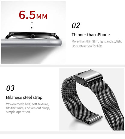 “Elegant Ultra-Thin Couple Watch by OLEVS”