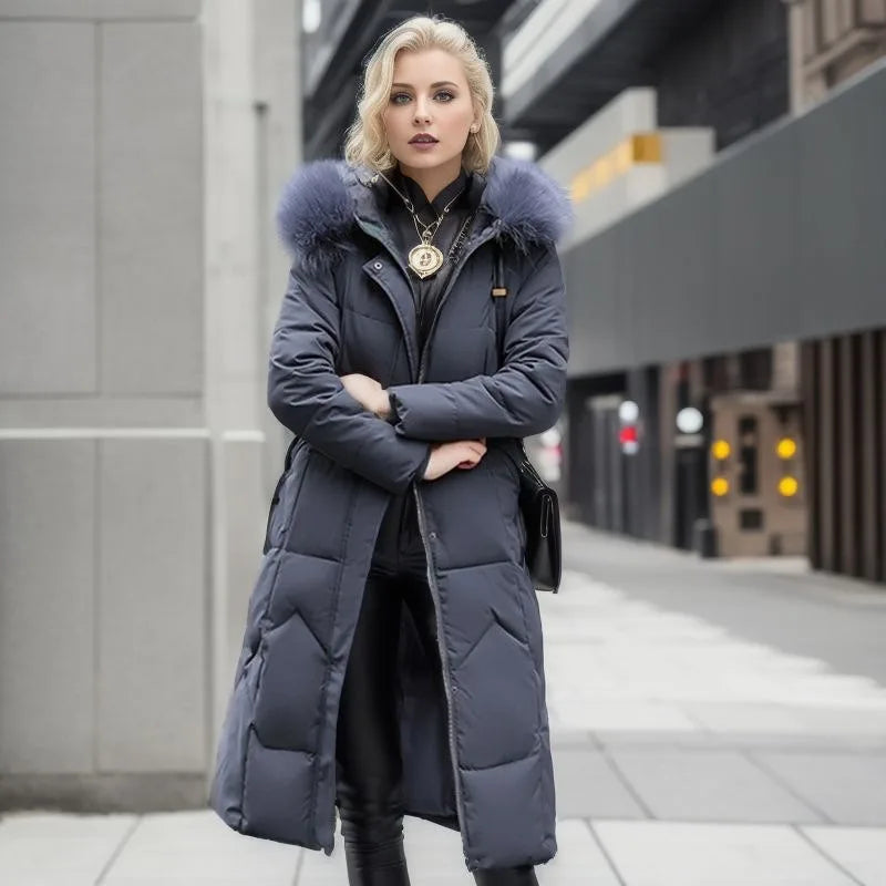 2025 Long Padded Winter Parka for Women