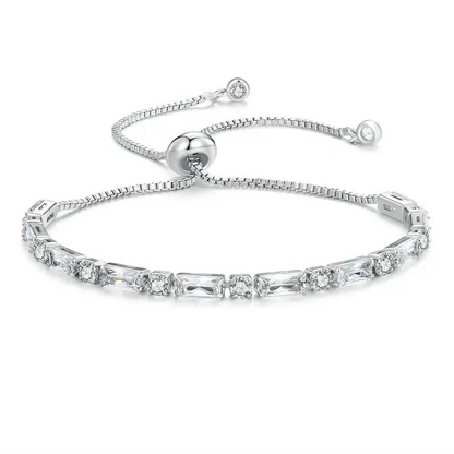 Luxury Adjustable Square Zircon Chain Bracelet