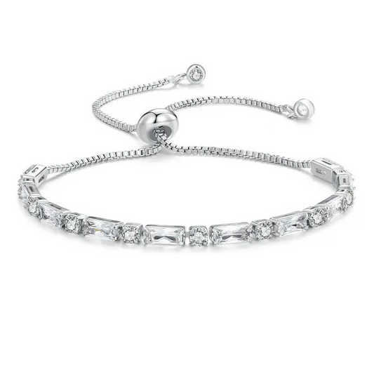 Luxury Adjustable Square Zircon Chain Bracelet