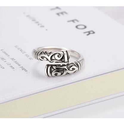 925 Sterling Silver Vintage Resizable Ring