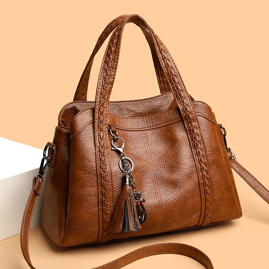 Women's PU Leather Multiway Handbag