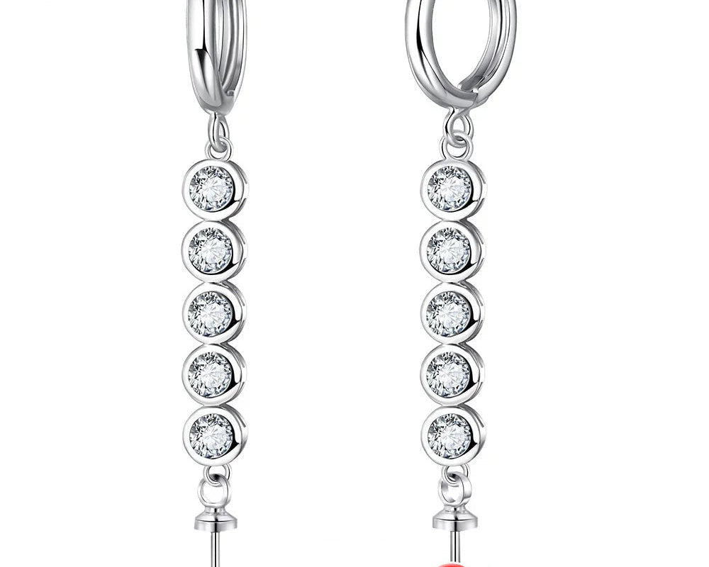 925 Sterling Silver Earring Findings for Women DIY Jewelry