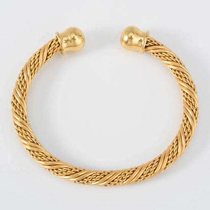 Wire Knot Cuff Bracelet
