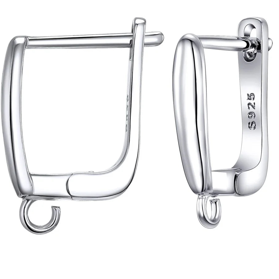 925 Sterling Silver Earring Findings for DIY Jewelry