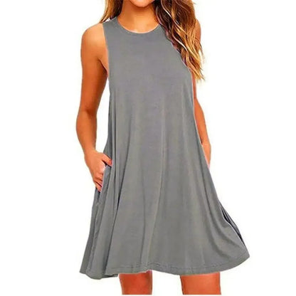 Different colors  Boho Casual Loose Dress