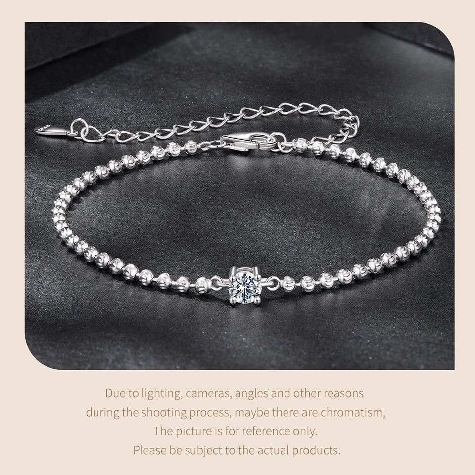Moissanite Beads Bracelet