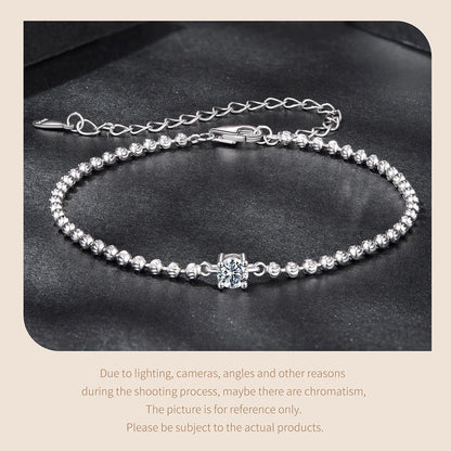 Moissanite Beads Bracelet