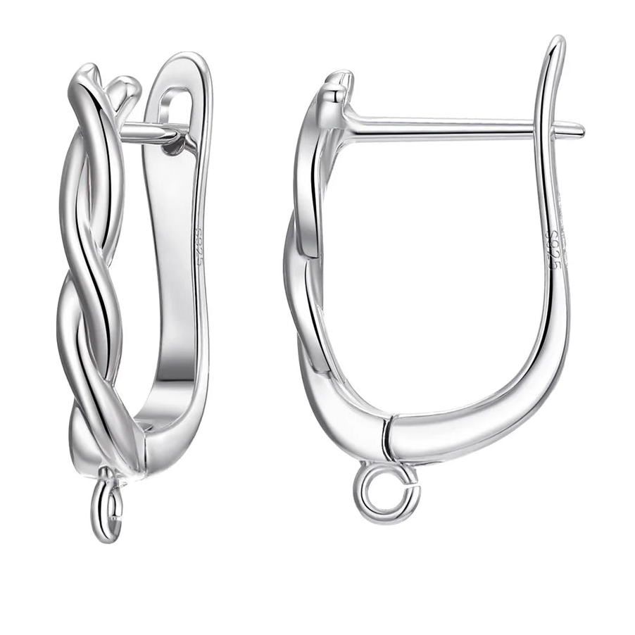 925 Sterling Silver Earring Findings for DIY Jewelry