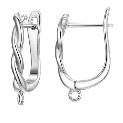 925 Sterling Silver Earring Findings for DIY Jewelry