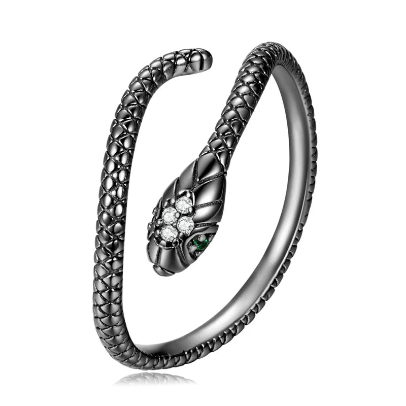 JEW030R     Adjustable Rose Finger Rins 925 Sterling Silver Vintage - Klixstore