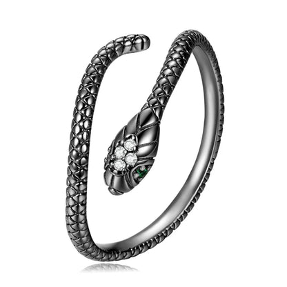 JEW030R     Adjustable Rose Finger Rins 925 Sterling Silver Vintage - Klixstore