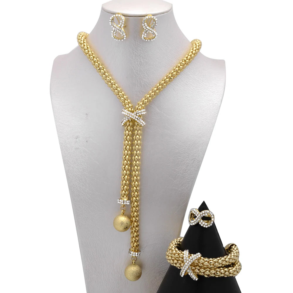 Gold Plated Jewelry Set