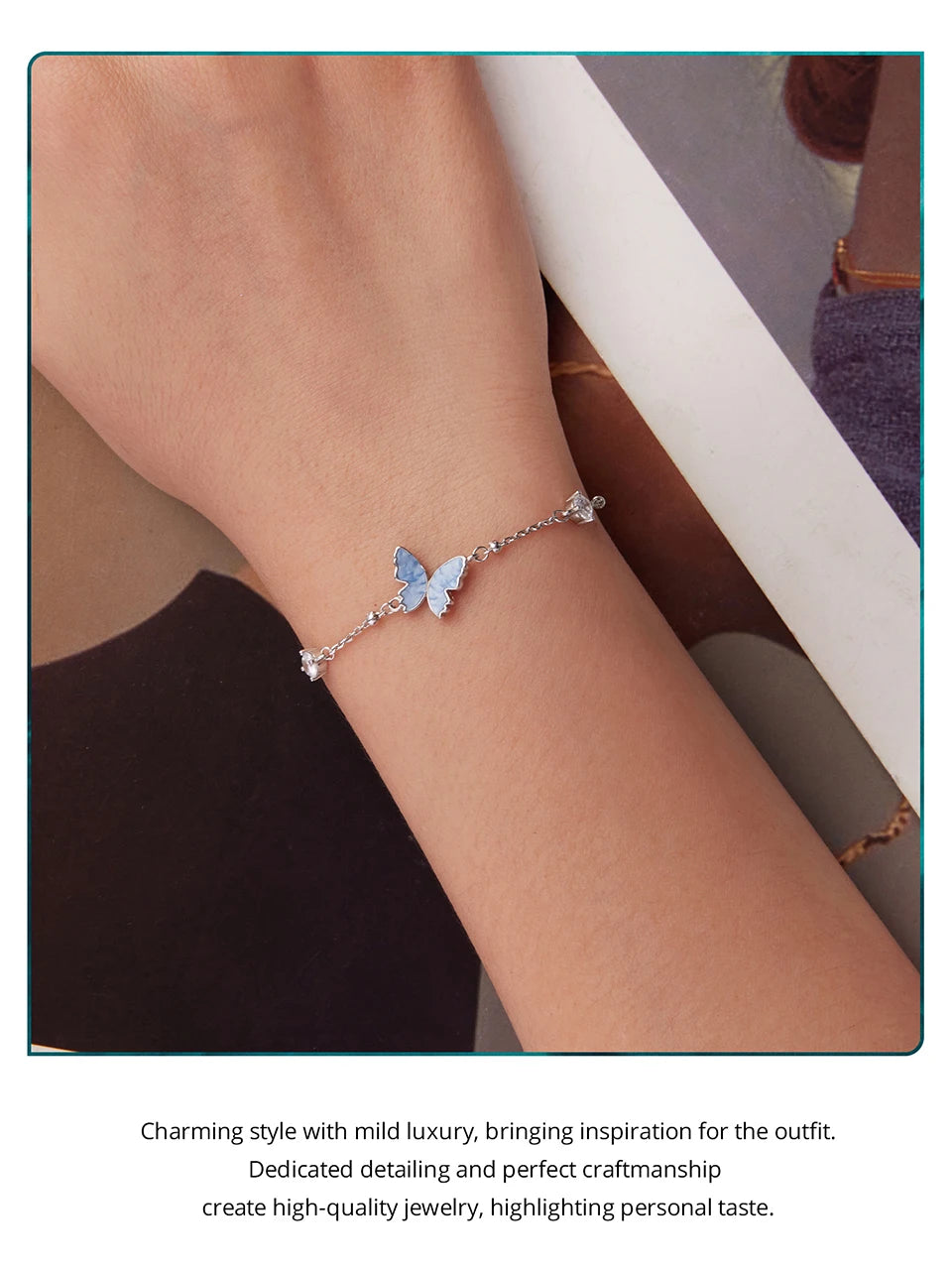 Butterfly Charm Bracelet