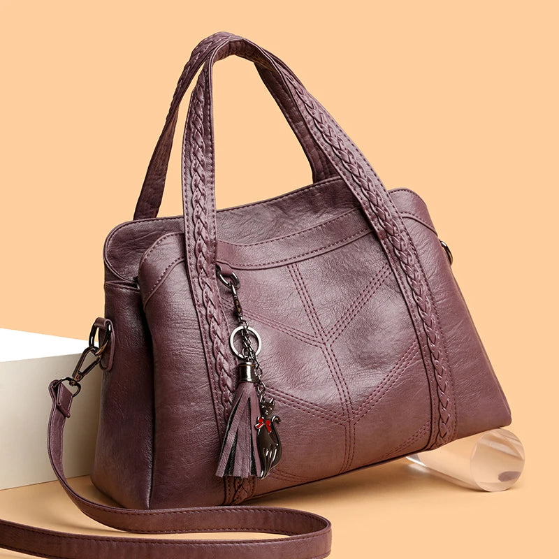 Women's PU Leather Multiway Handbag