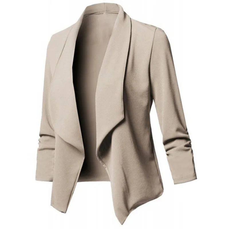 Women’s Asymmetrical Casual Blazer Cardigan