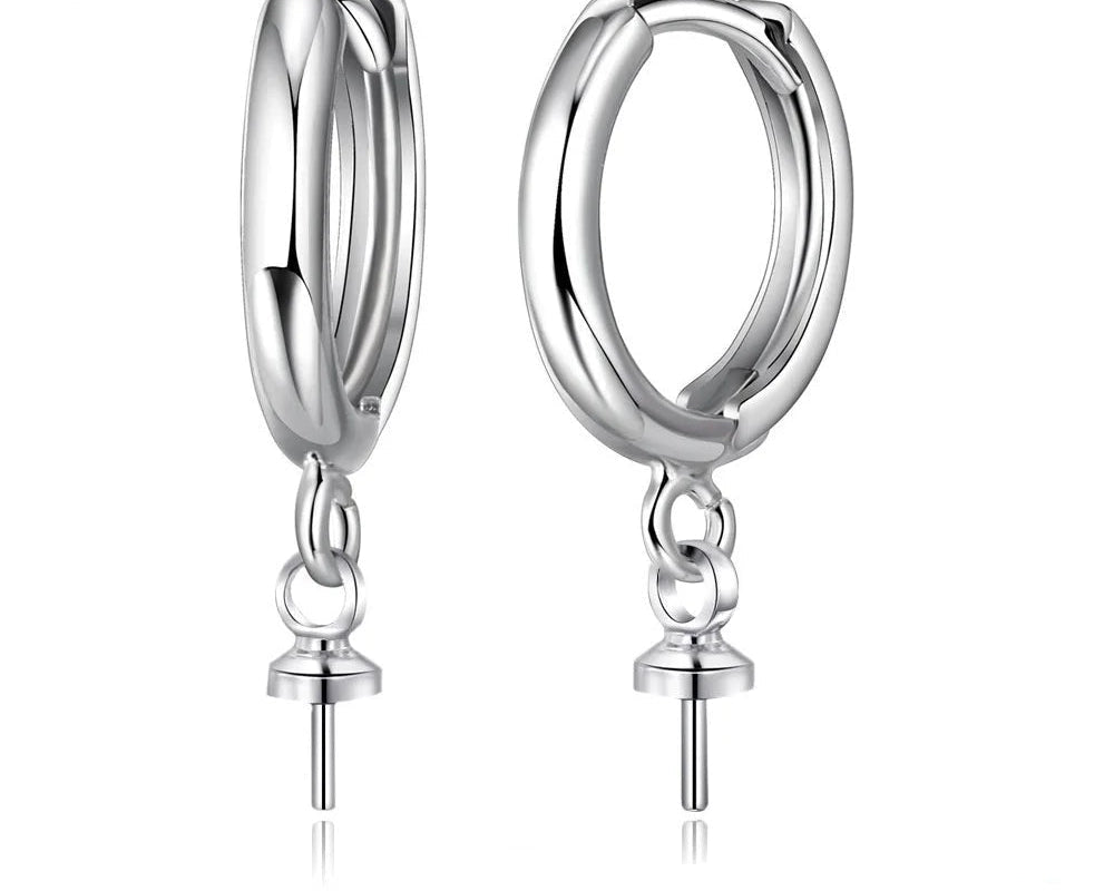 925 Sterling Silver Earring Findings for Women DIY Jewelry