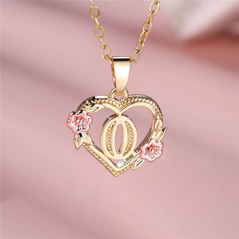 Letter Pendant Necklace
