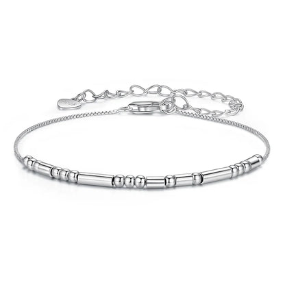 925 Silver Morse Code Love Bracelet