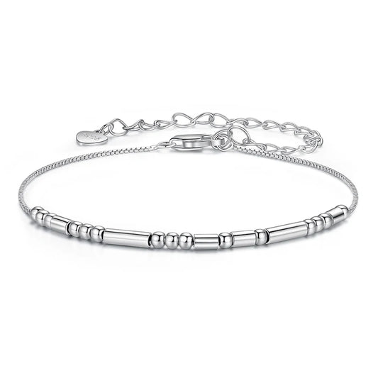 925 Silver Morse Code Love Bracelet