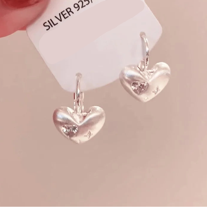 Genuine Silver Hoop Earrings for Women