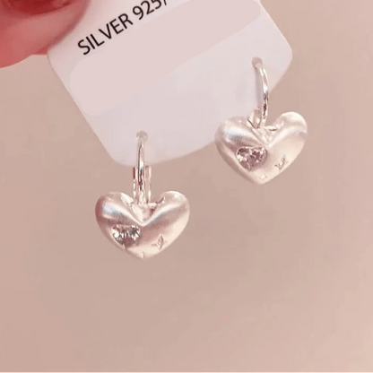 Genuine Silver Hoop Earrings for Women