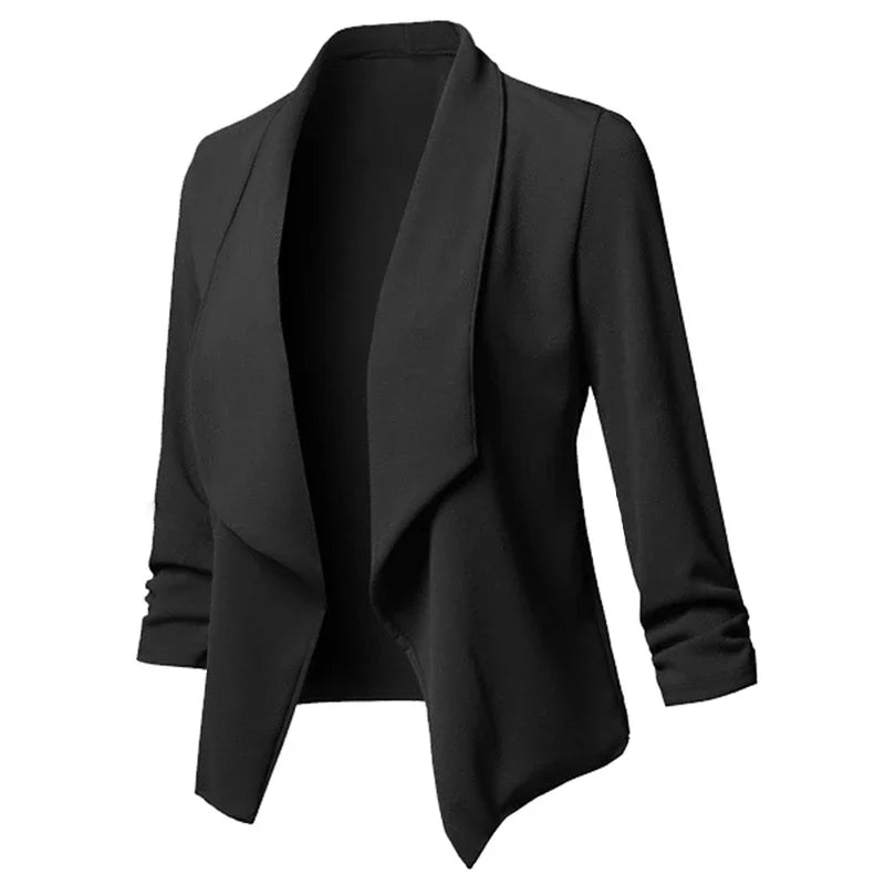 Women’s Asymmetrical Casual Blazer Cardigan