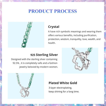 Crystal  Quartz Beads Necklace