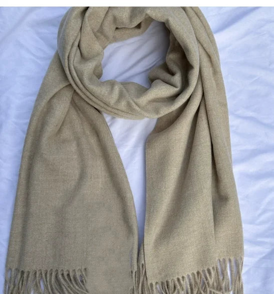 Luxury 100% Wool Women's Winter Scarf