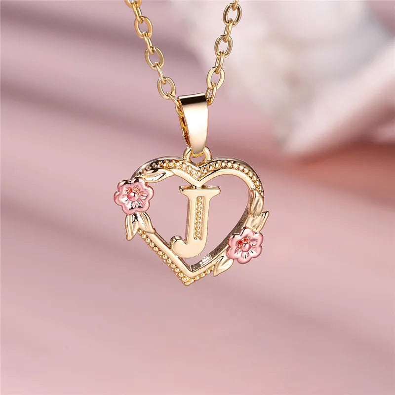 Letter Pendant Necklace