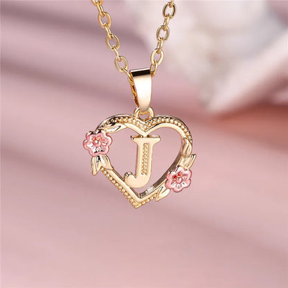 Letter Pendant Necklace