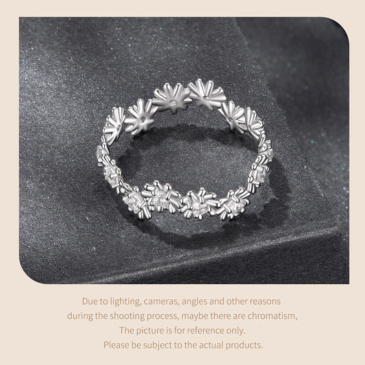 Engagement Love  Flower Band Ring