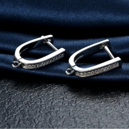 925 Sterling Silver Austrian Crystal Earrings for Women