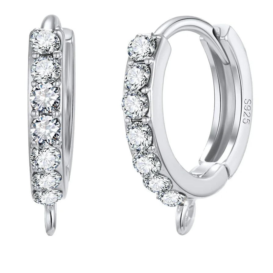 925 Sterling Silver Earring Findings for DIY Jewelry
