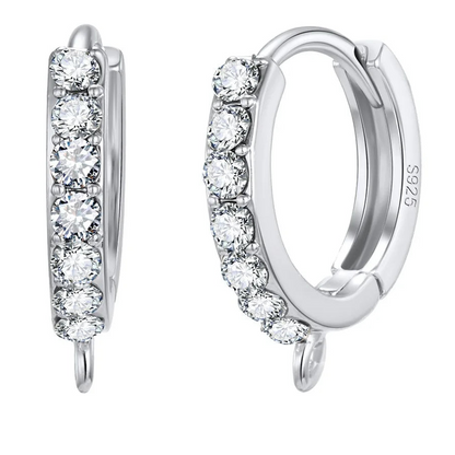 925 Sterling Silver Earring Findings for DIY Jewelry