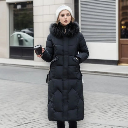 2025 Long Padded Winter Parka for Women