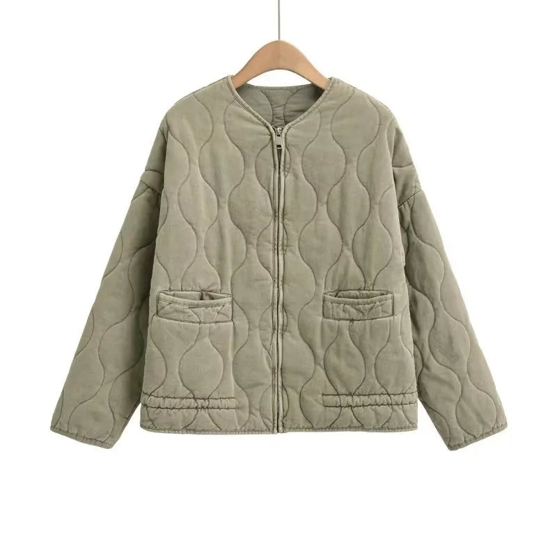 Vintage Warm Cotton Jacket Women 2025