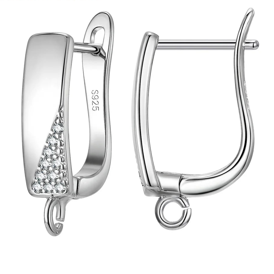 925 Sterling Silver Earring Findings for DIY Jewelry