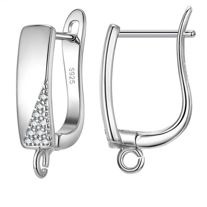 925 Sterling Silver Earring Findings for DIY Jewelry